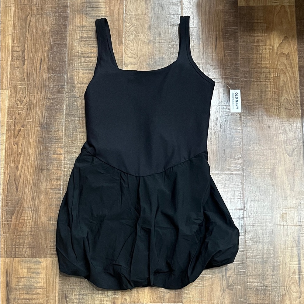 Old Navy Black Women's Bodysuit Dress